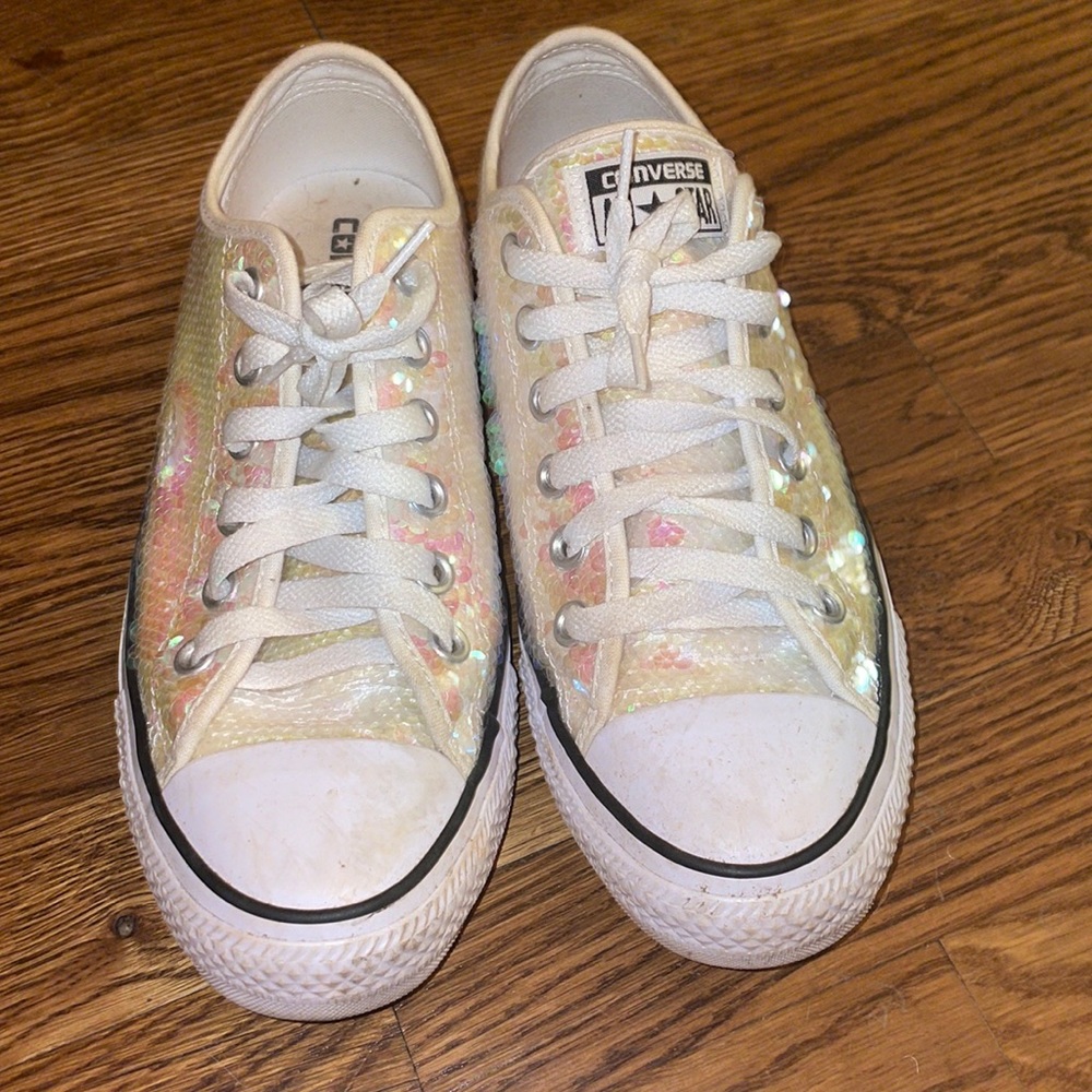 Converse All Star sparkly shoes